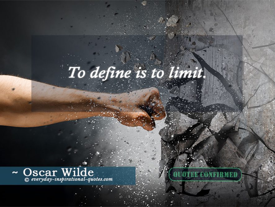 To Define is to Limit